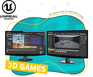 Unreal Engine 4. Игровой движок - Школа программирования для детей, компьютерные курсы для школьников, начинающих и подростков - KIBERone г. Алматы